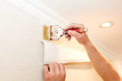 Pose de papier peint à la Roche-sur-Foron — revêtements muraux et toiles de verre